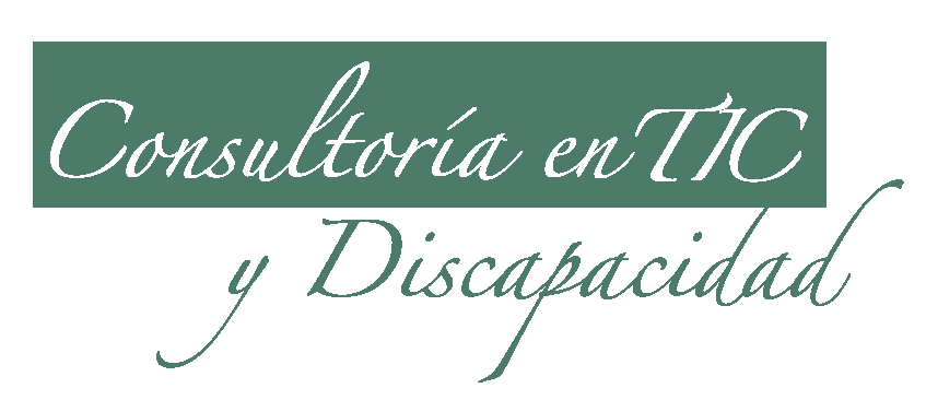 Logo Consultoria TIC y Discapacidad